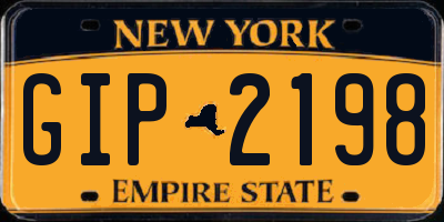 NY license plate GIP2198