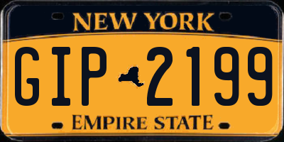 NY license plate GIP2199