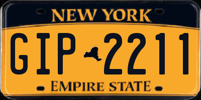 NY license plate GIP2211