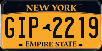 NY license plate GIP2219
