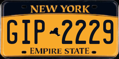 NY license plate GIP2229