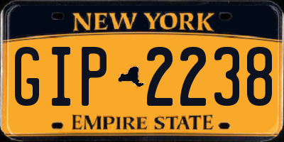 NY license plate GIP2238