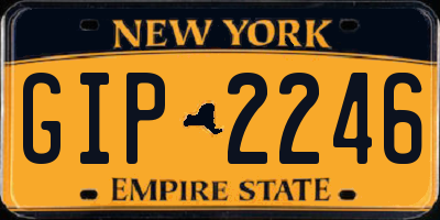 NY license plate GIP2246