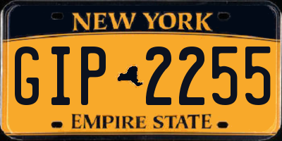 NY license plate GIP2255