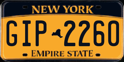 NY license plate GIP2260