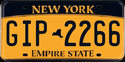 NY license plate GIP2266