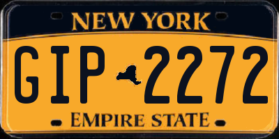 NY license plate GIP2272
