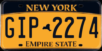 NY license plate GIP2274