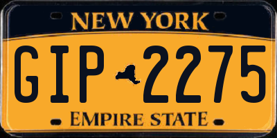 NY license plate GIP2275