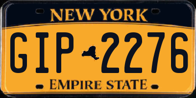 NY license plate GIP2276