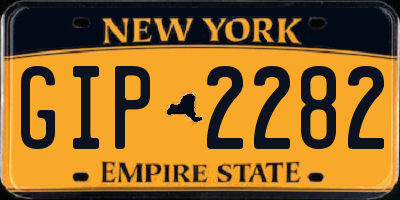 NY license plate GIP2282