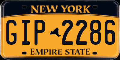 NY license plate GIP2286