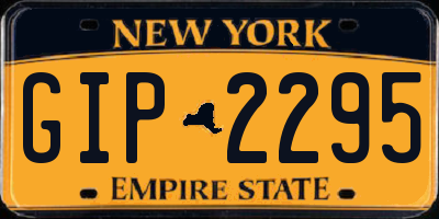 NY license plate GIP2295