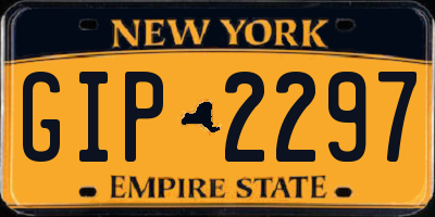 NY license plate GIP2297