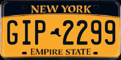 NY license plate GIP2299