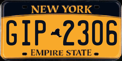 NY license plate GIP2306
