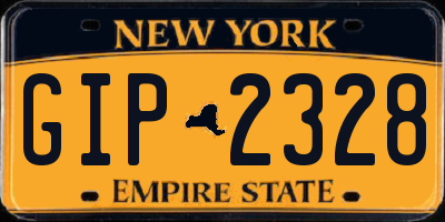 NY license plate GIP2328