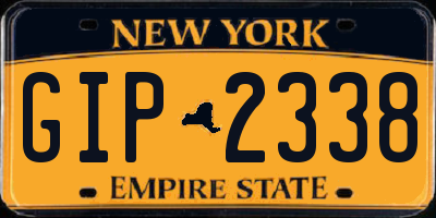 NY license plate GIP2338