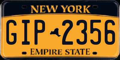 NY license plate GIP2356