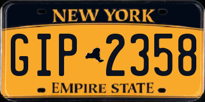 NY license plate GIP2358