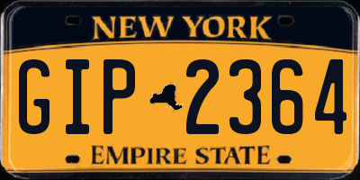 NY license plate GIP2364