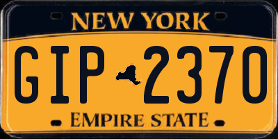 NY license plate GIP2370