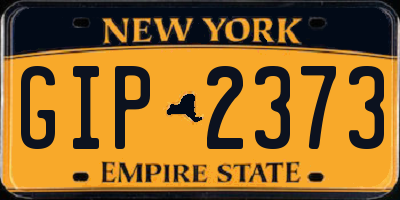 NY license plate GIP2373