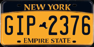 NY license plate GIP2376