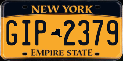 NY license plate GIP2379
