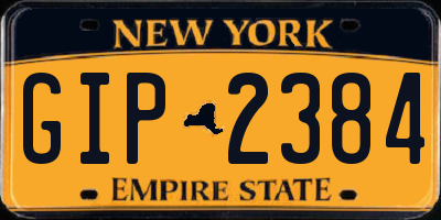 NY license plate GIP2384