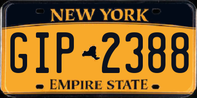 NY license plate GIP2388