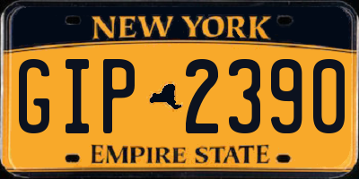 NY license plate GIP2390