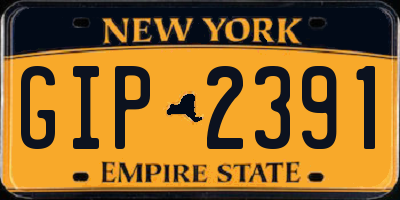 NY license plate GIP2391