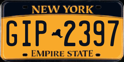 NY license plate GIP2397