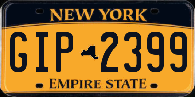NY license plate GIP2399