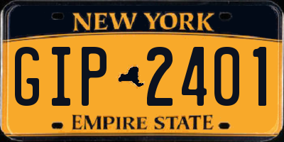 NY license plate GIP2401