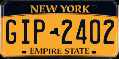 NY license plate GIP2402