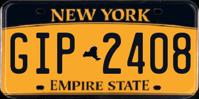 NY license plate GIP2408