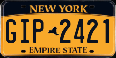 NY license plate GIP2421