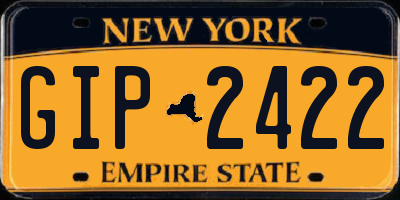 NY license plate GIP2422