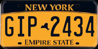 NY license plate GIP2434