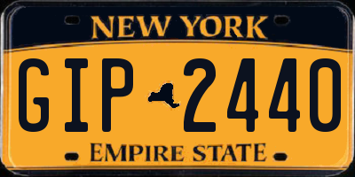 NY license plate GIP2440
