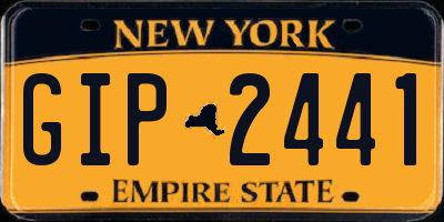NY license plate GIP2441