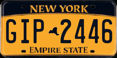 NY license plate GIP2446