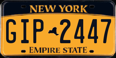 NY license plate GIP2447