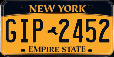 NY license plate GIP2452