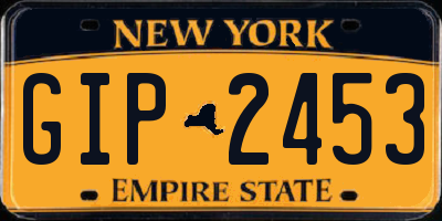 NY license plate GIP2453