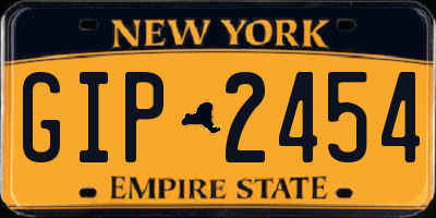 NY license plate GIP2454