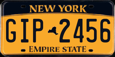 NY license plate GIP2456