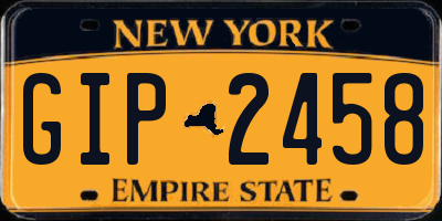 NY license plate GIP2458